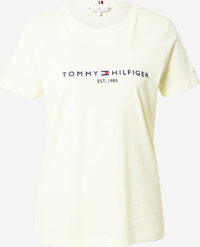 TOMMY HILFIGER Majica u tamno plava / pastelno žuta / crvena / bijela, Pregled proizvoda