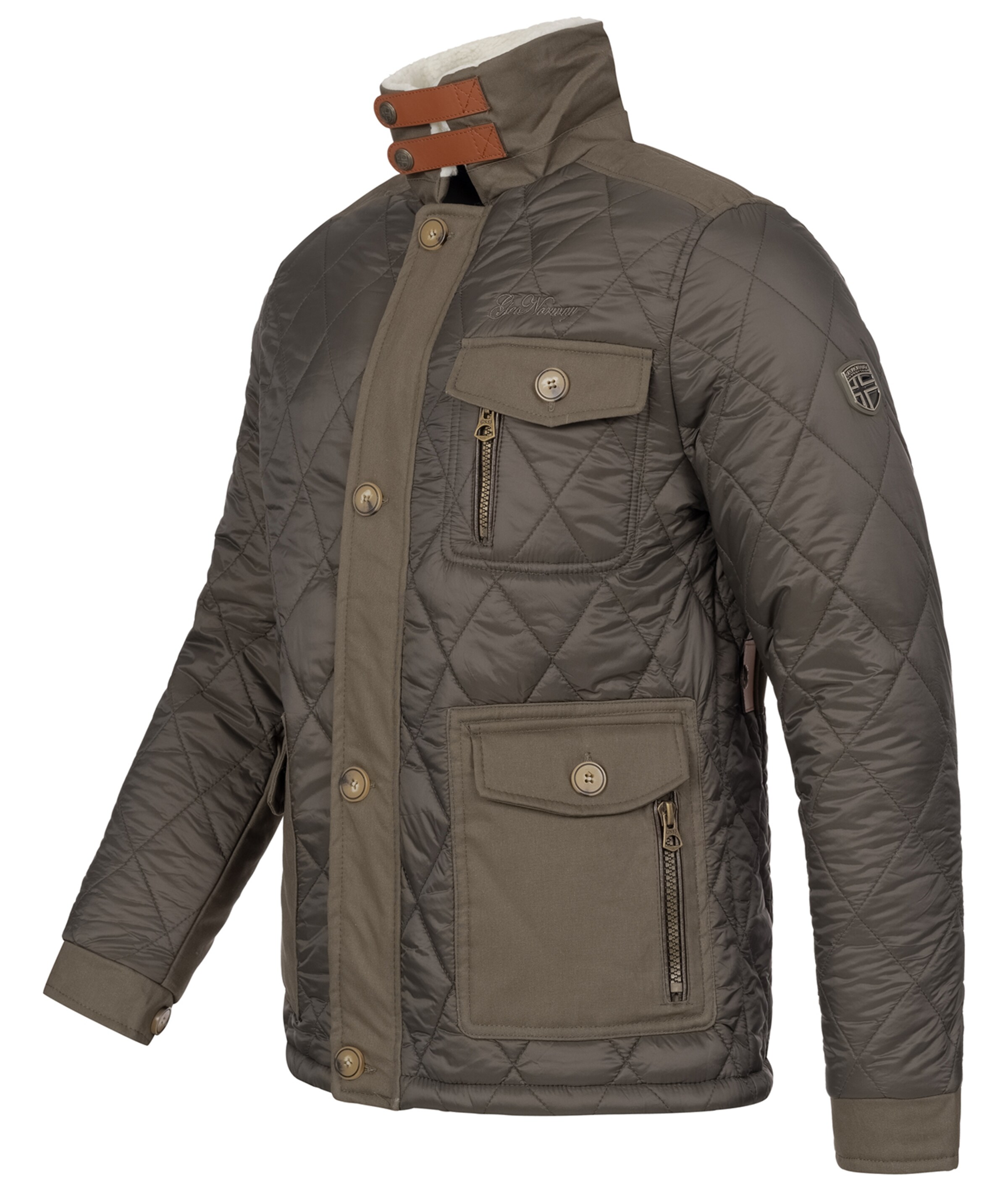 Geo Norway Winterjacke in Grün