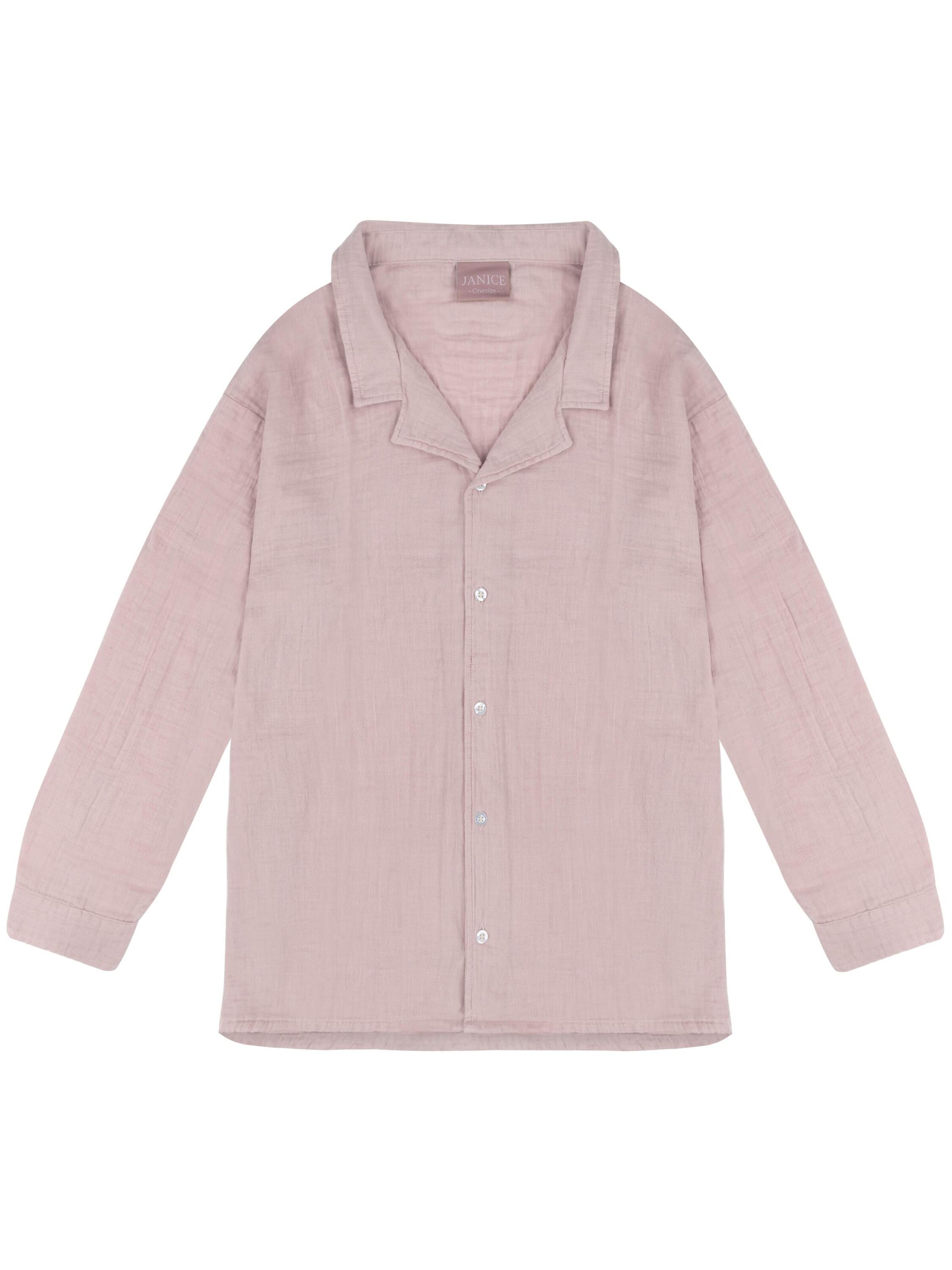 Janice Blouse in Roze: voorkant