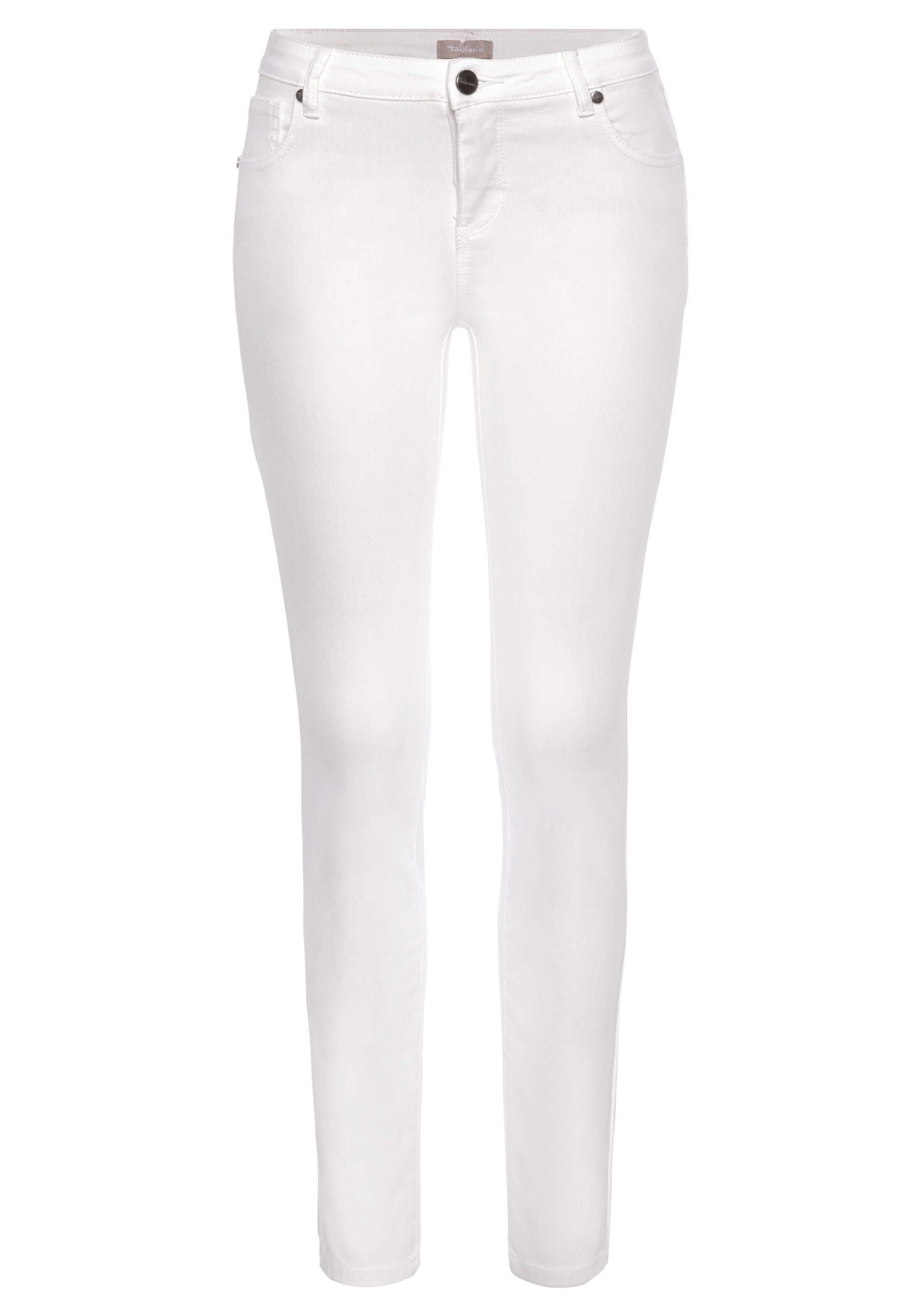 Tamaris Skinny Jeans in Weiß: Vorderseite
