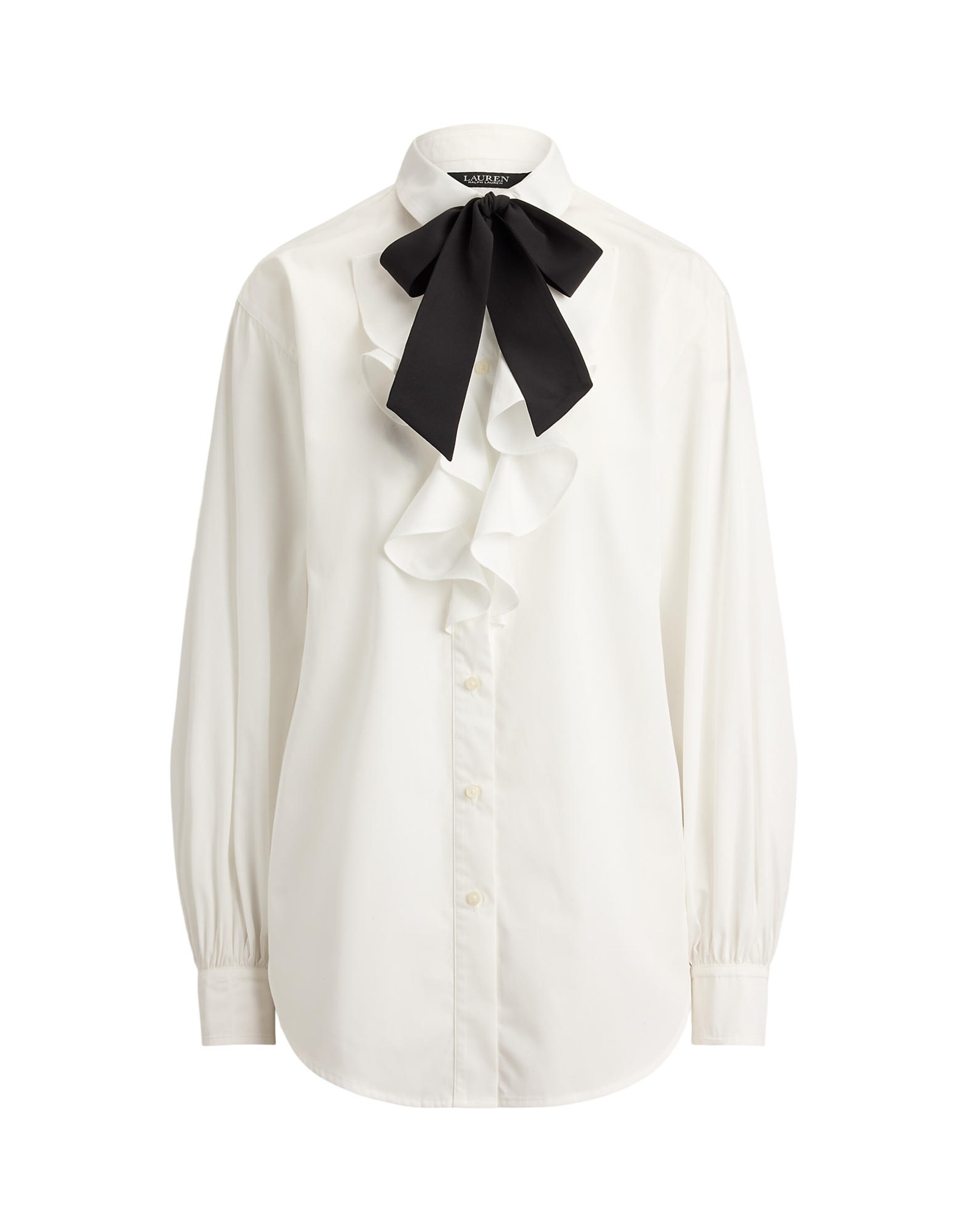 Camicia da donna di Lauren Ralph Lauren in bianco: frontale
