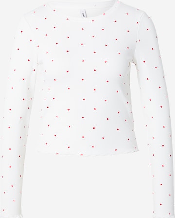 ONLY Paita 'ONLFENJA' värissä valkoinen: etupuoli