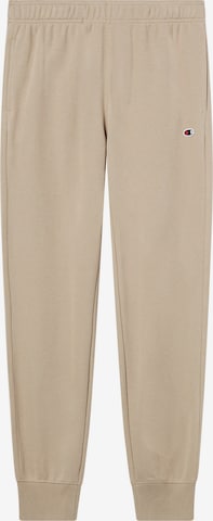 Champion Authentic Athletic Apparel Tapered Παντελόνι σε μπεζ: μπροστά