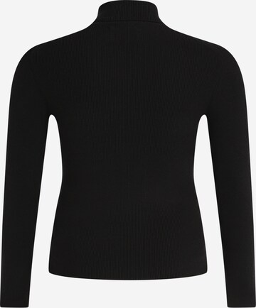 Calvin Klein Jeans Curve Pulover | črna barva