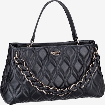 GUESS Handtasche ' Maxine 2 Comp ' in Schwarz: Vorderseite