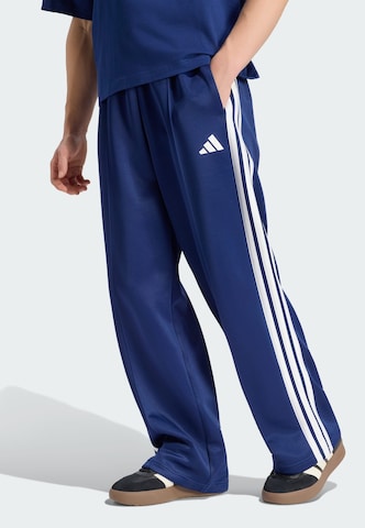 Baggy Pantalon de sport 'Stadium' ADIDAS SPORTSWEAR en bleu : devant