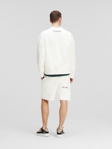 Sweat-shirt Karl Lagerfeld en blanc