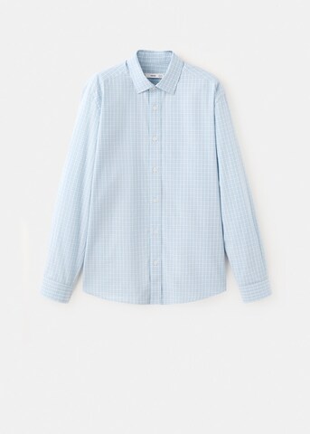 MANGO MAN Comfort Fit Hemd 'David' in Blau