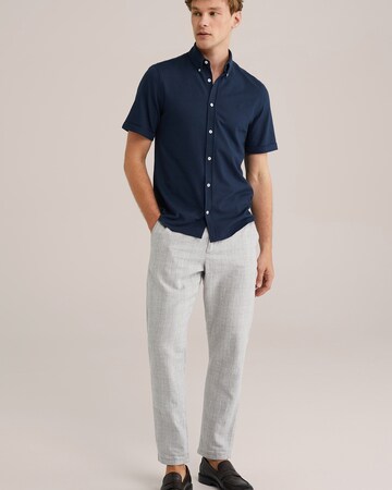 Coupe slim Chemise WE Fashion en bleu