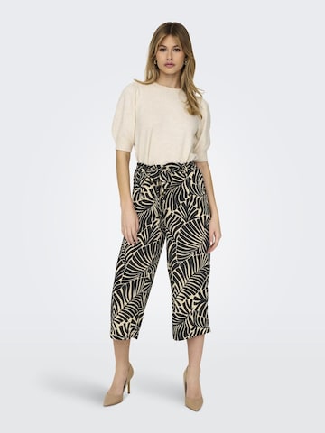 Wide leg Pantaloni con pieghe 'WINNER' di ONLY in nero