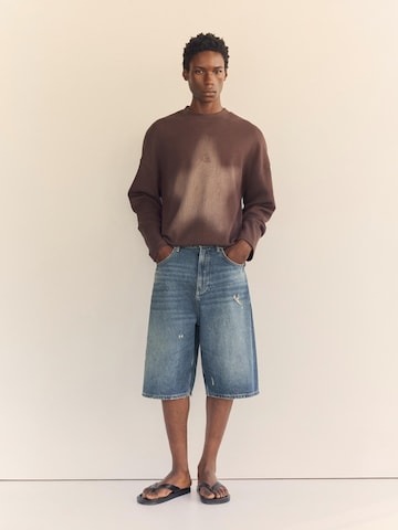 Pull&Bear Normální Džíny – modrá