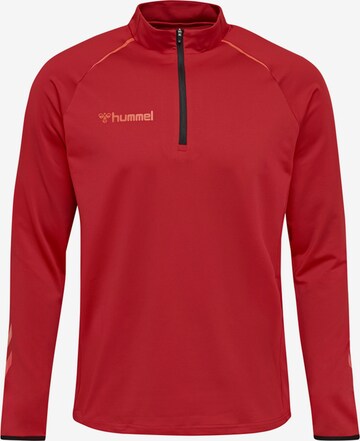 Sweat de sport Hummel en rouge : devant