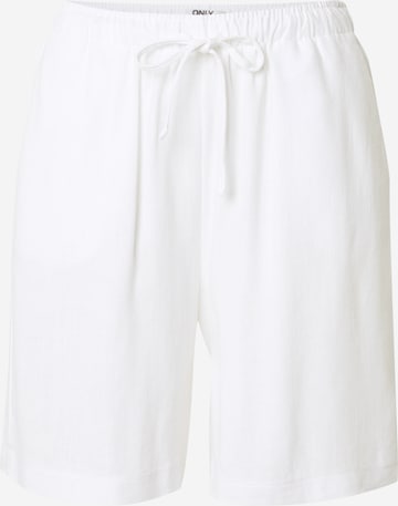 ONLY Trousers 'ONLSIESTA' in White: front