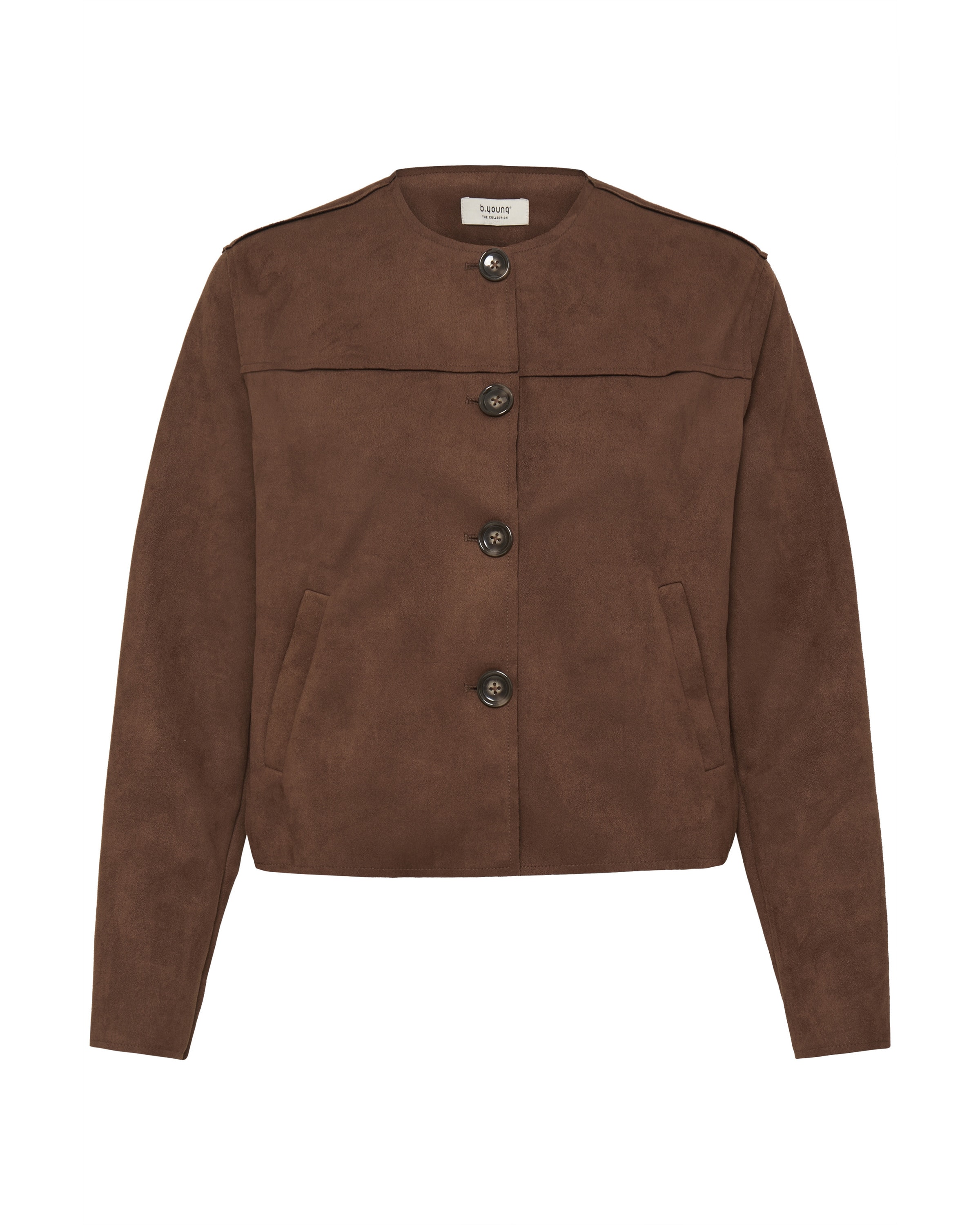 b.young - Chaqueta de entretiempo en marrón: frente