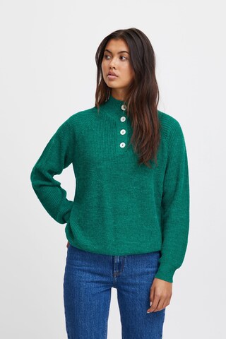 ICHI Sweater 'Novo' in Green: front