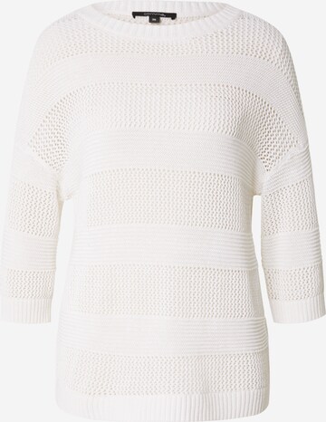 COMMA Sweter w kolorze biały: przód