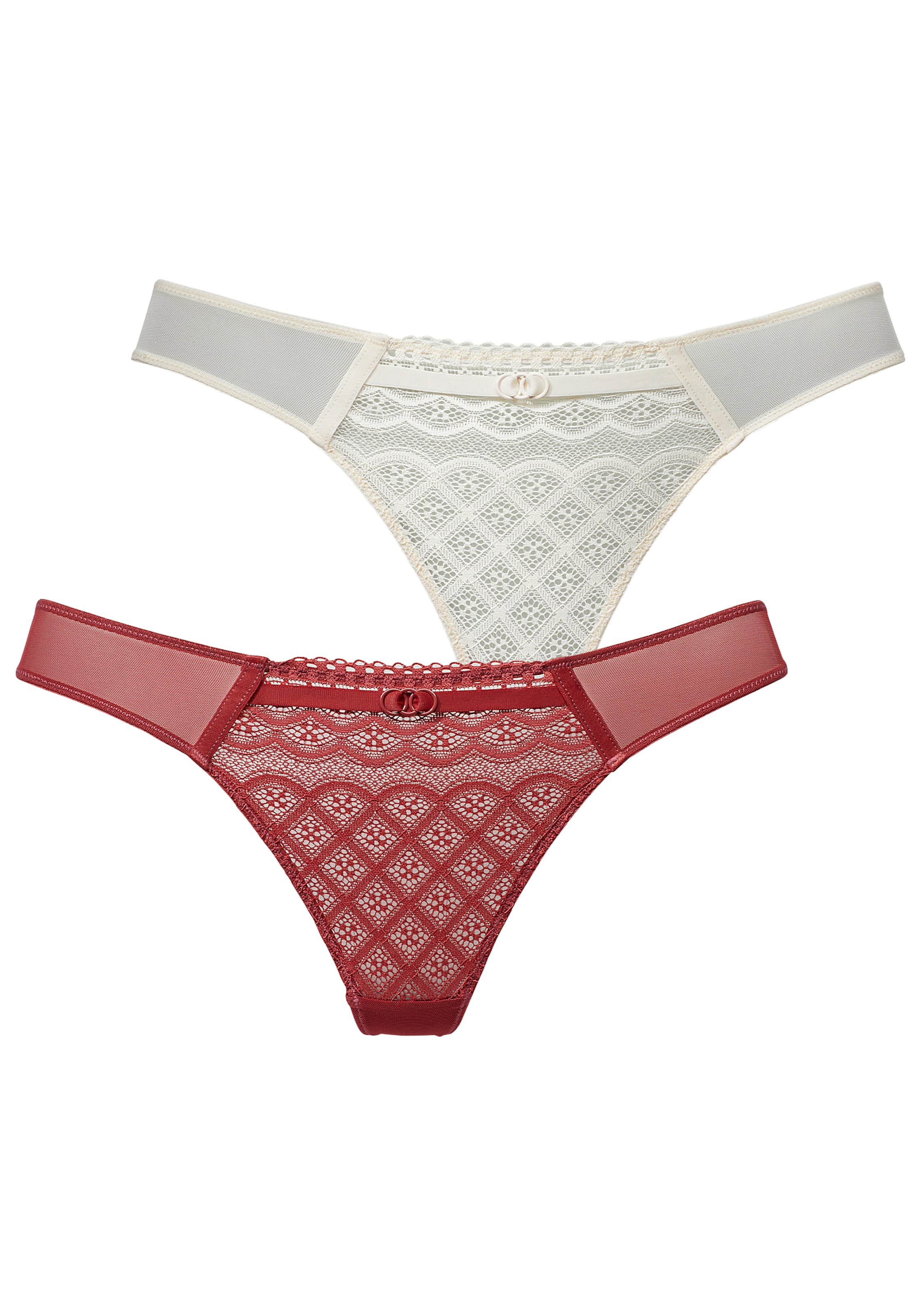PETITE FLEUR String in Rot: Vorderseite