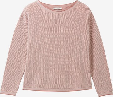 Pullover di TOM TAILOR in rosa: frontale