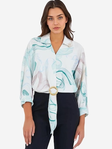 Bigdart Blouse in Green: front