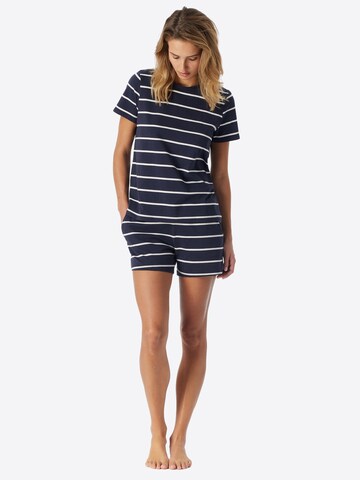 Chemise de nuit ' Mix Relax ' SCHIESSER en bleu