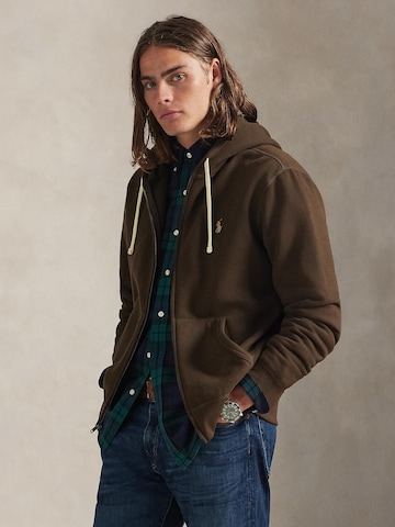 Polo Ralph Lauren Sweatjacka i brun: framsida