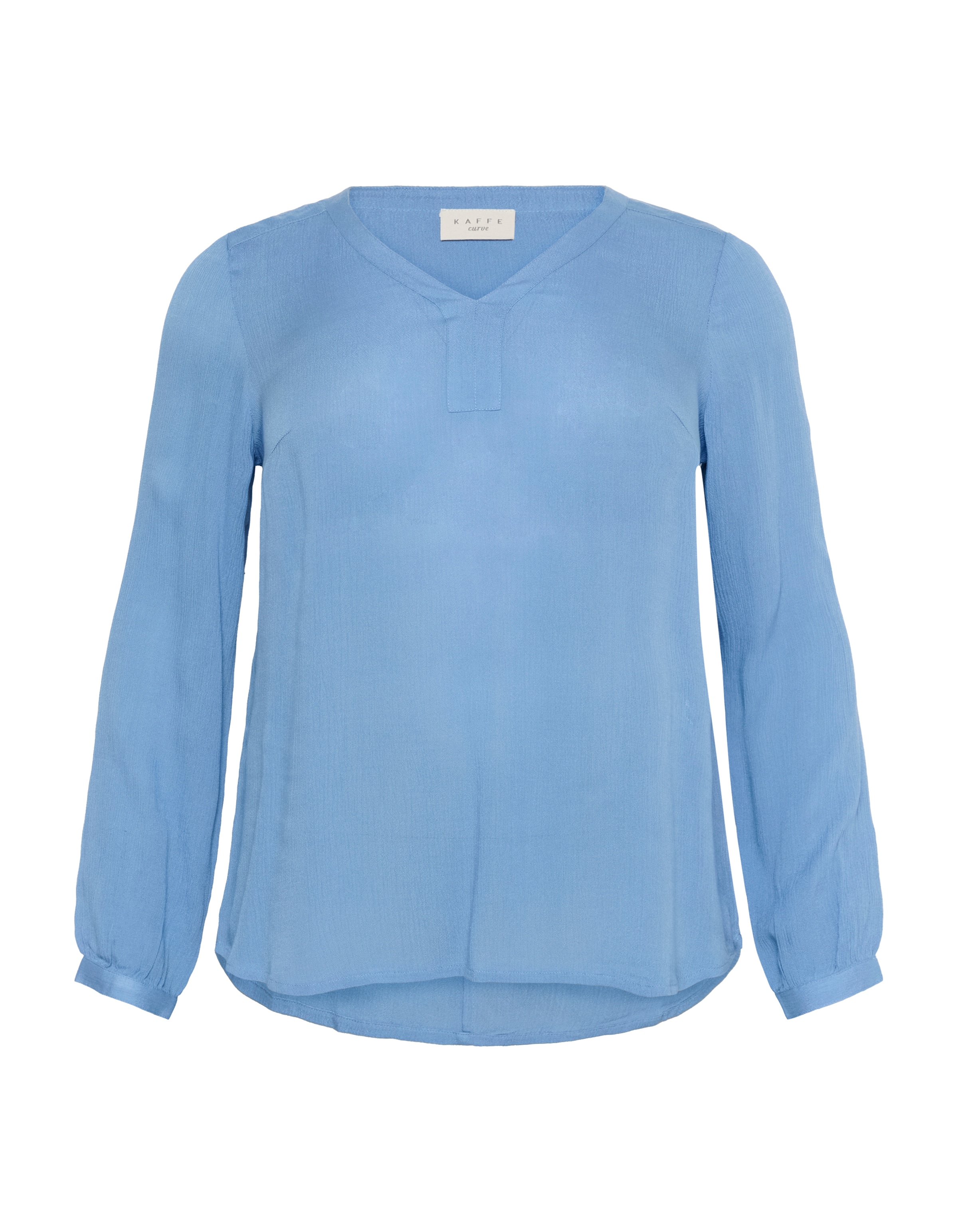 KAFFE CURVE Μπλούζα 'KCami' σε μπλε: μπροστά