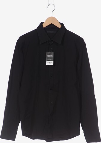 JACK & JONES Button Up Shirt in XXL in Black: front