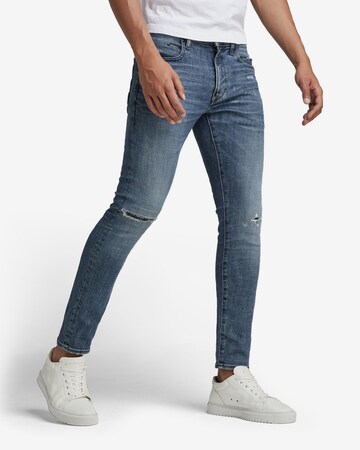 G-Star RAW Skinny Jeans 'Revend' in Blau