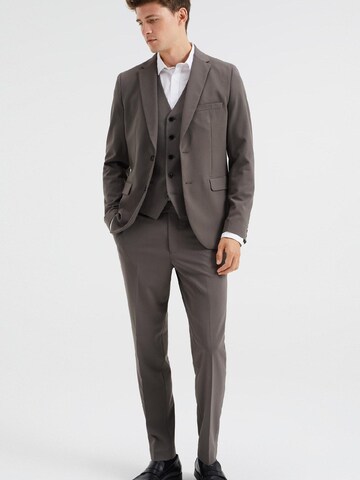 Coupe slim Veste de costume WE Fashion en vert