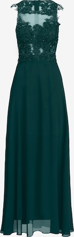 APART - Vestido de noche en verde: frente