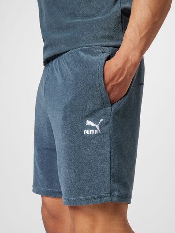 PUMA Regular Pants in Blue