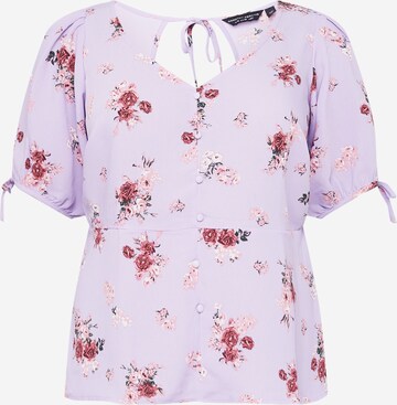 Dorothy Perkins Curve Bluse in Lila: predná strana