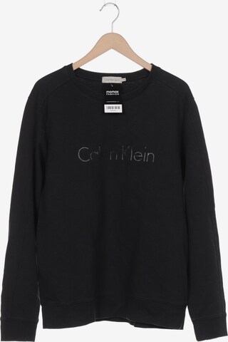 Calvin Klein Jeans Sweatshirt & Zip-Up Hoodie in XXL in Black: front