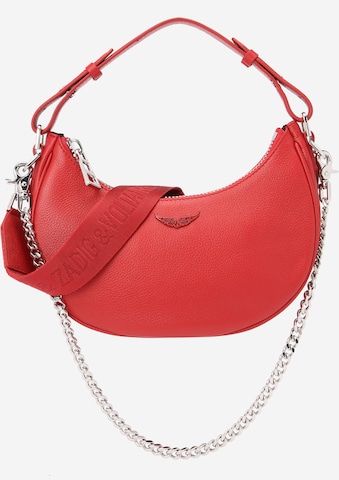 Zadig & Voltaire - Bolso de hombro 'MOONROCK' en rojo: frente