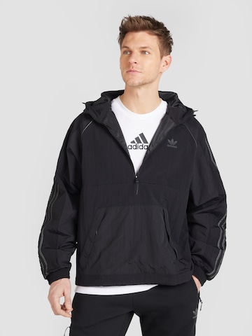 Geacă de primăvară-toamnă de la ADIDAS ORIGINALS pe negru: față