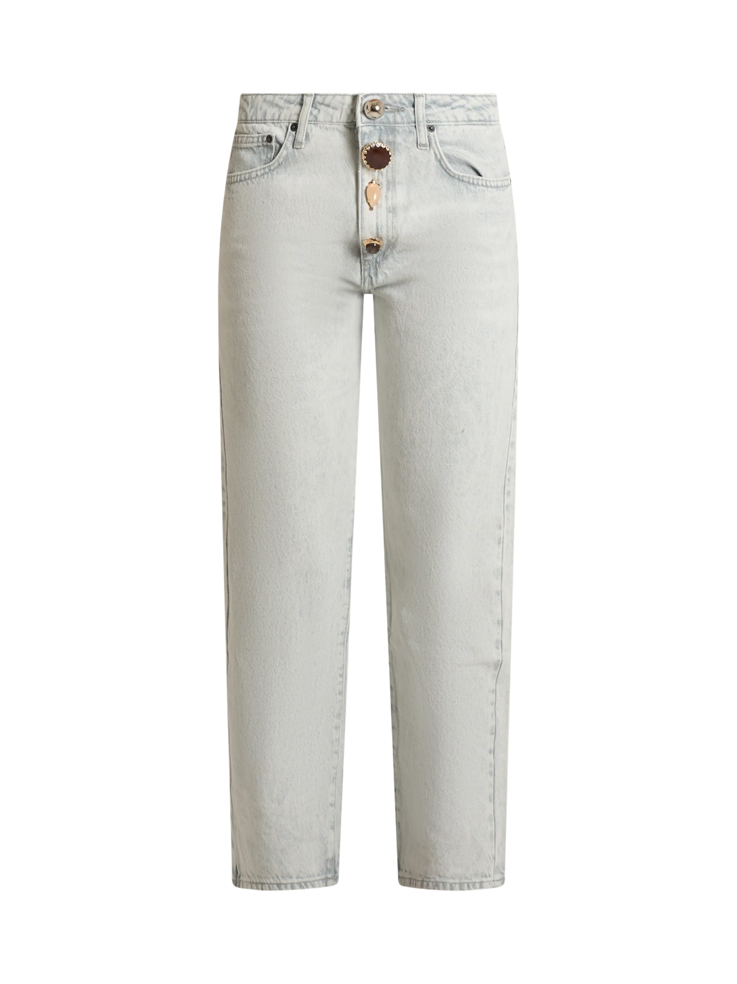 ViCOLO Regular Jeans in Grey: front