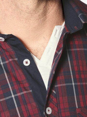 Jan Vanderstorm Comfort Fit Hemd 'Emyls' in Rot