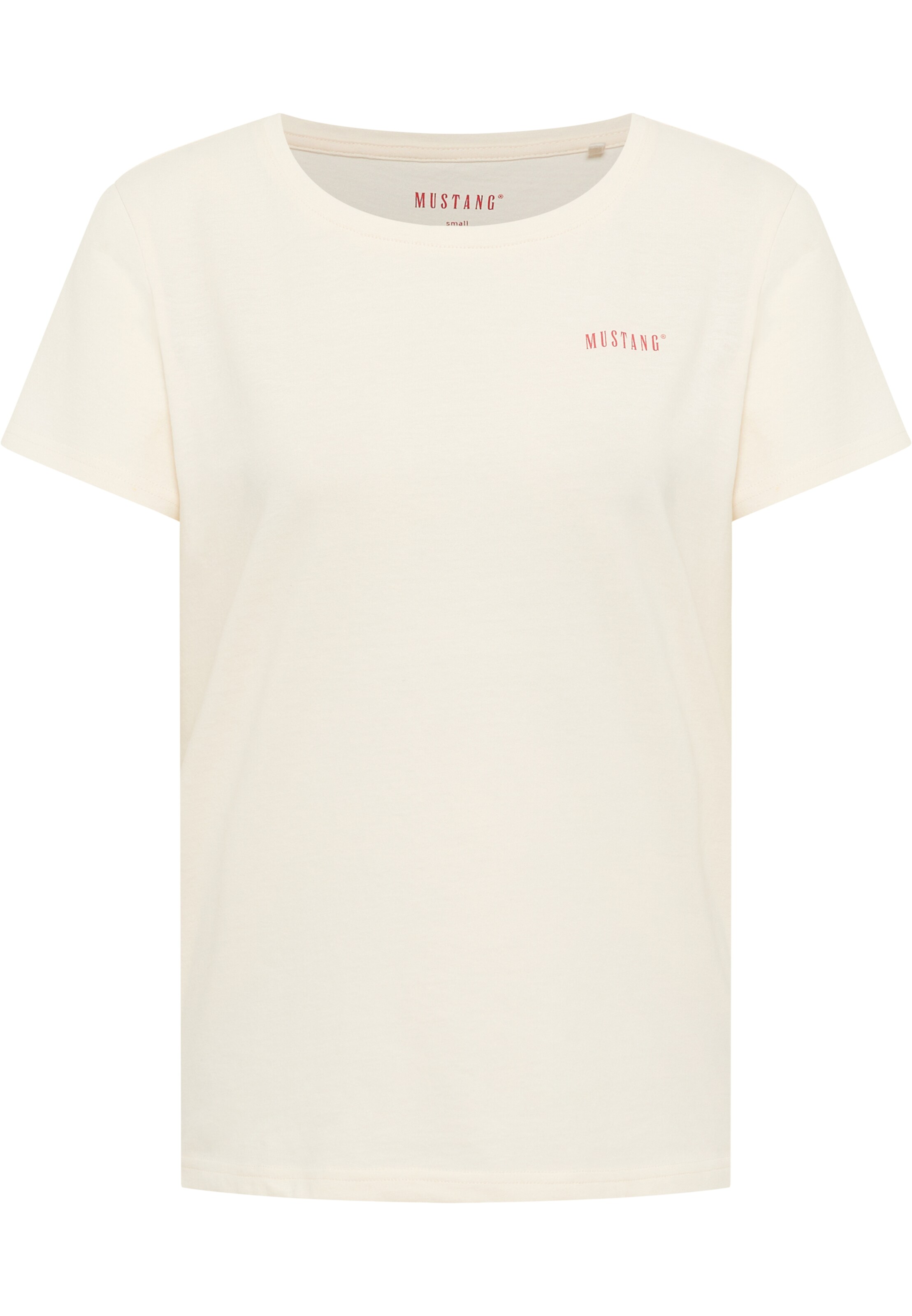 MUSTANG T-Shirt 'Alma' in Weiß: Vorderseite