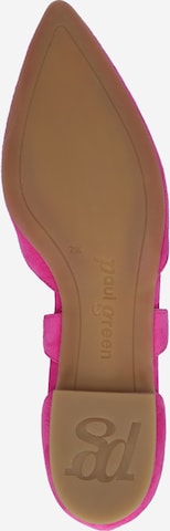 Paul Green Ballet Flats with Strap in Pink