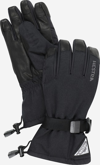 Mănuși sport Hestra pe gri fumuriu / negru, Vizualizare produs