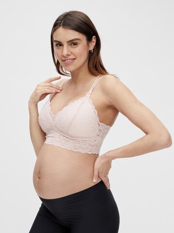 MAMALICIOUS Bustier Voedingsbh 'NEW SERA' in Roze: voorkant