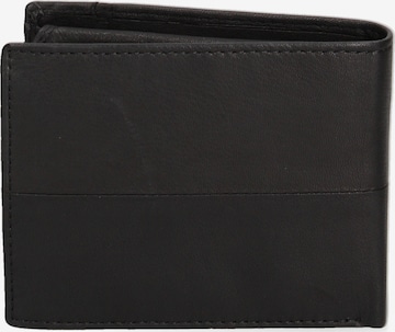 Lancetti Wallet in Black: front