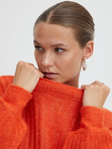 Pull-over 'KAMARA' ICHI en orange