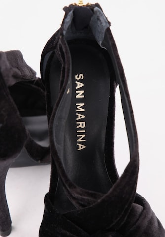 San Marina Sandals & High-Heeled Sandals in 36 in Black