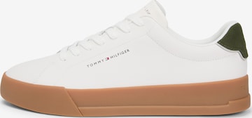 TOMMY HILFIGER Nizke superge 'COURT ESS' | bela barva: sprednja stran