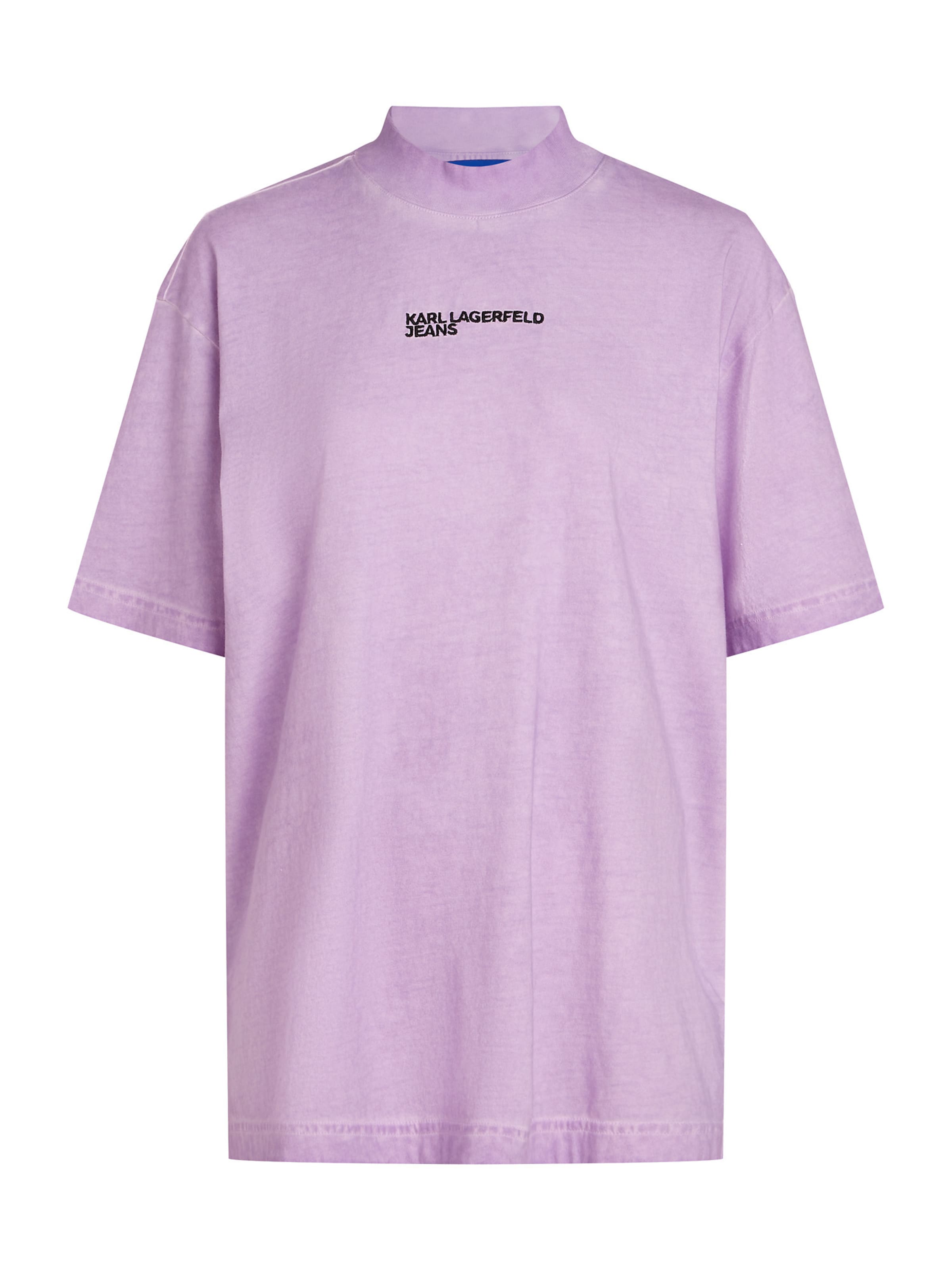KARL LAGERFELD JEANS Свободна дамска риза в лилав: отпред