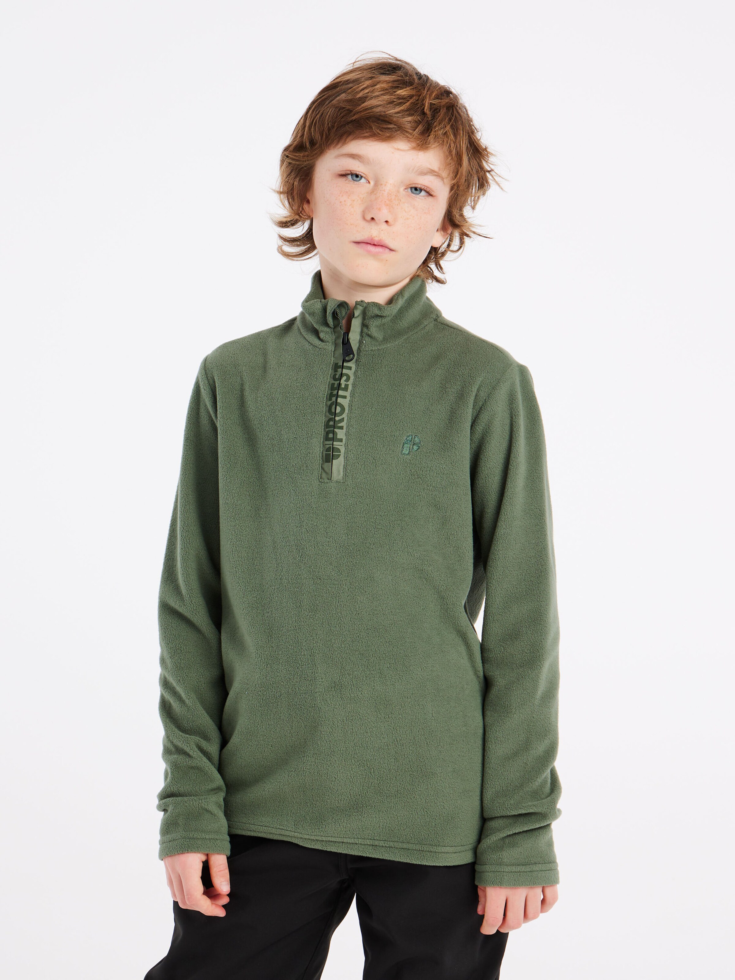 PROTEST Sportsweatshirt 'PERFECTY JR'‌‌‌‌‌‌‌‌‌ in Grün: Vorderseite