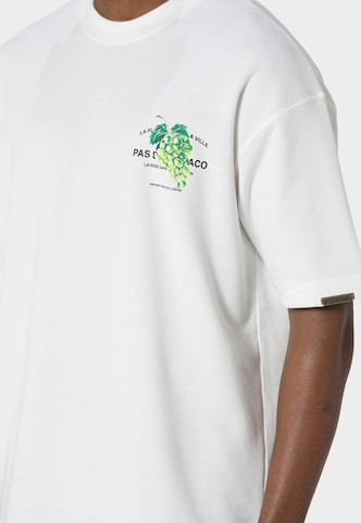 T-Shirt 'VERDE' Pas De Monaco en blanc