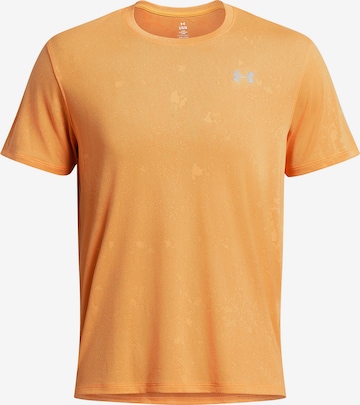 UNDER ARMOUR Functioneel shirt 'Launch Splatter' in Oranje: voorkant