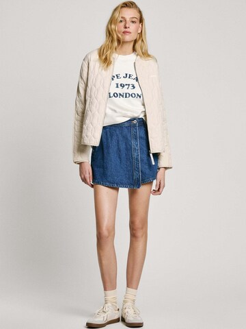 Pepe Jeans Between-Season Jacket in White